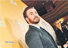  ??  ?? Chris Evans