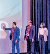  ?? ?? Launching the official website of RICS by the Chief Guest Dr. Sanath Mahawithan­age