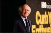  ?? RICH FURY — GETTY IMAGES ?? During the “Today” show on Thursday, Larry David struggled to force out an apology through his own laughter, telling Elmo he was “really sorry.”
