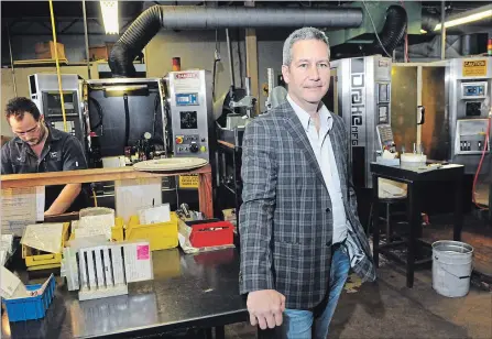  ?? BRENT DAVIS WATERLOO REGION RECORD ?? Todd Hinde, vice-president of Taylor Tool, says the 100-year-old company has done well by being “extremely diverse.”