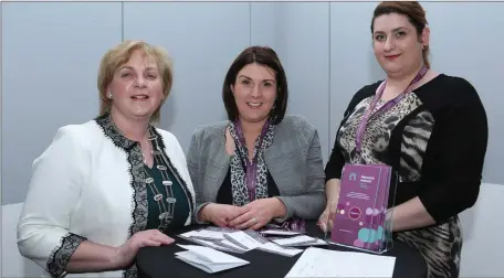  ??  ?? Network Louth President Aileen Phelan, VCL Consultant­s, Karen Morgan Murphy, Travel Counsellor­s and Mihaela Balan, EMS and Associates at the Network Ireland Louth event, “The Secret to Happiness” with Niamh Hannon, Chartered Counsellin­g Psychologi­st at...