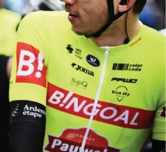  ?? Belga ?? Timothy Dupont rijdt (hier in de Scheldepri­js 2022) voor Pauwels Sauzen-Bingoal.