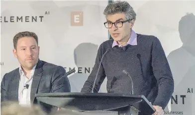  ?? EVA BLUE ?? Yoshua Bengio of the University of Montreal says retaining talent is the key to a thriving tech sector.