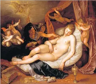  ?? Museum Associates / LACMA ?? GOLTZIUS’ “Sleeping Danae” has a permanent spot currently. But in the new LACMA plan ...?