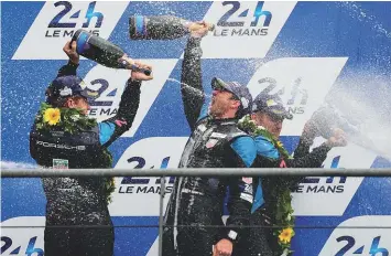  ??  ?? In 2015, Dempsey-proton Racing made the podium at the 24 Hours of Le Mans, elevating Dempsey from celebrity curiosity to a respected driver in his own right.