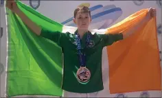  ??  ?? Wicklow’s Emmet Carey claimed bronze in Argentina.