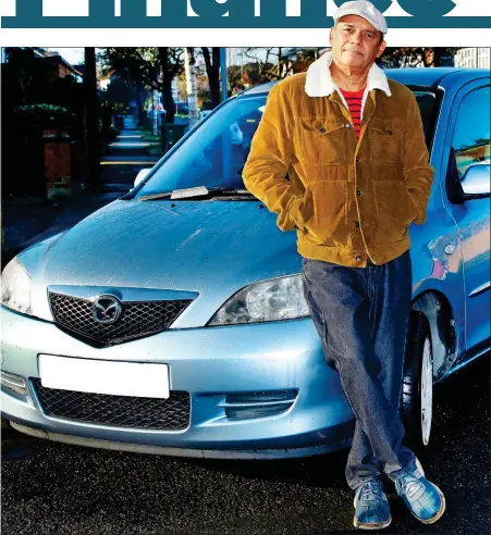  ?? ?? FAIR DEAL? Tom Desmier’s original renewal for his Mazda was 33 per cent higher before he applied as a new customer