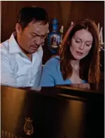  ??  ?? Off key: Ken Watanabe and Julianne Moore in Bel Canto