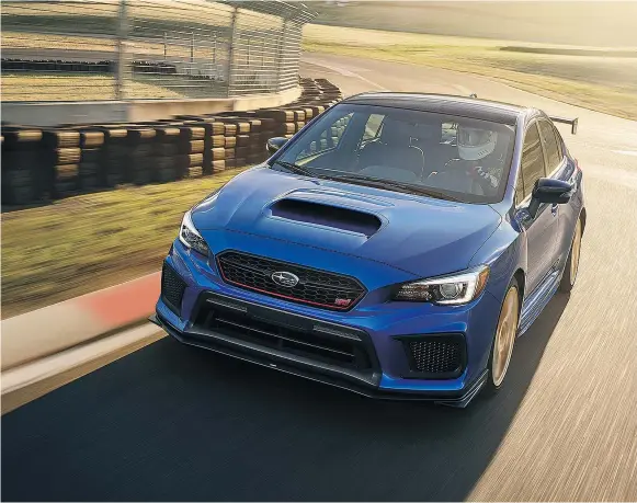  ?? SUBARU FILES ?? The 2018 Subaru WRX STI Type RA is a new and improved version of the previous models, thanks to its extensive upgrades.