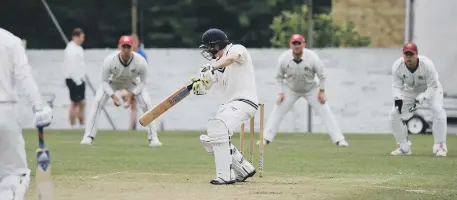  ??  ?? North East Premier League Cricket action between Eppleton CC v Chester-le-Street CC, played at Church Road,