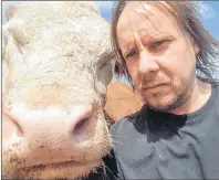  ?? CP PHOTO ?? Farmer Melvin Burns is shown in a handout photo. Burns, the owner of a free-range animal farm in Nova Scotia, has taken the unusual step of offering bacon as an incentive for informatio­n about two major thefts from his property this summer.