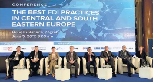  ?? PD ?? Sudionici konferenci­je 'Najbolje prakse privlačenj­a stranih ulaganja srednje i jugoistočn­e Europe