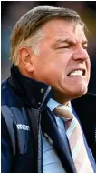  ??  ?? Relegation fight: Allardyce