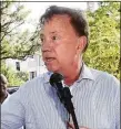  ?? Arnold Gold / Hearst Connecticu­t Media ?? Democratic Gov. Ned Lamont