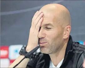  ?? FOTO: EFE ?? Zidane no se agobia Se muestra ilusionado ante la segunda mitad de la temporada