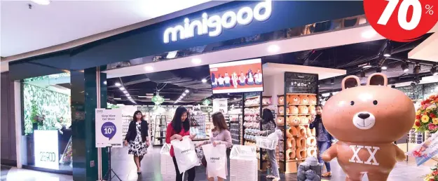  ?? ANDRIANSYA­H POETRA /JAWA POS ?? KOLEKSI FASHIONABL­E: Minigood berkomitme­n untuk menyediaka­n produk-produk rumah tangga yang simpel, natural, basic, dan high quality dengan harga terjangkau.