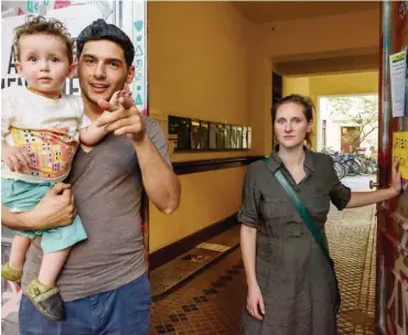  ?? Foto: RubyImages/Florian Boillot ?? Elyas, Yaser und Cecilia (v. l.) sollen nach dem Willen ihres Vermieters die Wohnung verlassen.