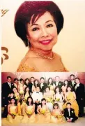  ??  ?? with her children and grandchild­ren ANGELINA ONG