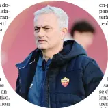  ?? GETTY ?? José Morinho, 58 anni, durante un allenament­o a Trigoria. È alla sua prima stagione con la Roma