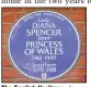  ?? (AP/PA/Dominic Lipinski) ?? The English Heritage plaque honoring Princess Diana was unveiled Wednesday outside her onetime apartment in London