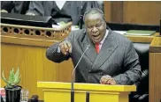  ??  ?? FINANCE MINISTER TITO MBOWENI