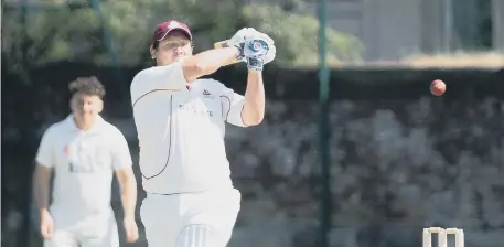  ?? ?? Shaun Briggs was close to his maiden Portsmouth & Southsea 1st XI century. Picture: Keith Woodland