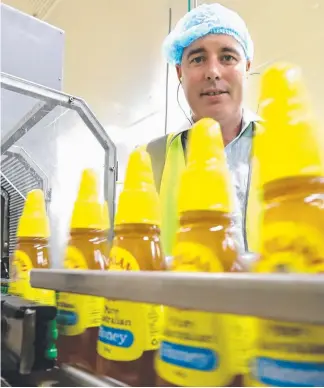  ??  ?? Capilano managing director Ben McKee said the company has a good supply of honey.