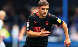  ?? Images ?? Jake Daniels in action for Blackpool against Peterborou­gh United. Photograph: Lee Parker/CameraSpor­t/Getty