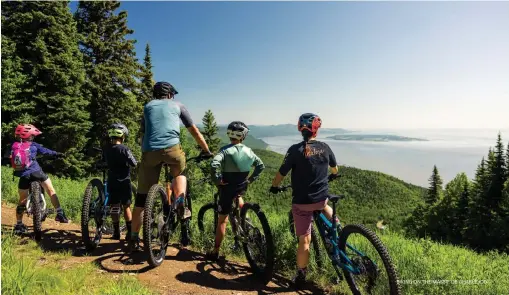  ?? ?? BIKING ON THE MASSIF DE CHARLEVOIX