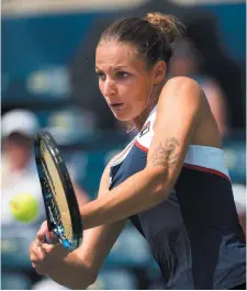  ??  ?? Karolina Pliskova - La Presse canadienne: Nathan Denette