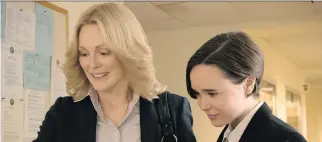  ?? ENTERTAINM­ENT ONE ?? Julianne Moore, left, and Ellen Page are an affecting team in Freeheld.