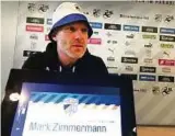  ?? Foto: Ulbrich ?? Er kommt mit Fischerhut zum Klassiker nach Rostock: Jenas Trainer Mark Zimmermann.