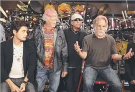  ?? RESURRECTI­ON: Dead & Company members ( Kreutzmann, Mickey Hart and Bob Weir. John Mayer, Bill
Picture: AP ?? from left)