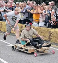  ??  ?? It’s time to creating a speedy masterpiec­e for this year’s Mountsorre­l Revival. Pictured is Joe Vogtlin taking part in a previous event.