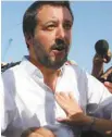  ?? CARMELO LENZO AGENCE FRANCE-PRESSE ?? Matteo Salvini