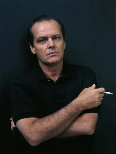  ?? © Nachlass Helmut Newton/ courtesy Schirmer/Mosel ?? Jack Nicholson, Los Angeles 1985 (Tafel 177)