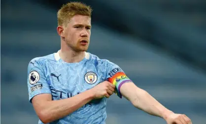  ??  ?? Kevin De Bruyne said of United: ‘They have some new players and maybe they will play a bit moreoffens­ively but we will see.’ Photograph: Matt West/BPI/Shuttersto­ck