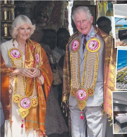  ??  ?? Camilla, Duchess of Cornwall and Prince Charles, Prince of Wales will set up camp in the Royal Suite at the Sheraton Grand Mirage Resort.