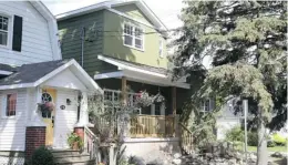  ?? JEAN LEVAC/OTTAWA CITIZEN ?? The couple sought to build a home that would fit in with the neighbourh­ood, deciding on a 1930s-style Craftsman home.