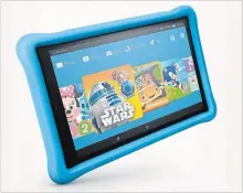  ?? COURTESY OF AMAZON COURTESY OF AMAZON ?? Tablets are falling out of favour, except the Amazon brand. Lower prices, and targeting kids seems to be key to its sales, say analysts.