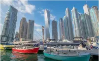  ?? File photo ?? dubai Marina figured among the most popular areas for apartments picked by tenants in 2017. —