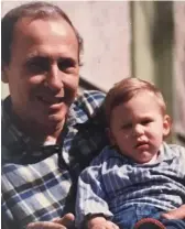  ?? ?? Anthony Dimech with his son