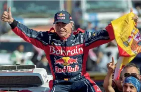  ?? (Epa) ?? Fenomeno
Carlos Sainz, 57 anni, da Madrid: tre Dakar con tre macchine diverse
Talento