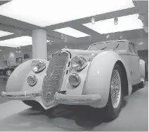  ??  ?? The 1939 Alfa Romeo 8C 2900B Lungo.