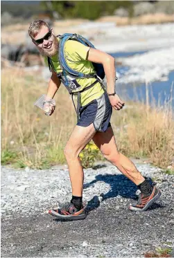  ?? PHOTO: SUPPLIED ?? Nathan Landis, pictured here during the Loop the Lake trail run at Lake Rotoiti. Landis is hoping to create an ultra trail event in Kaikoura in 2018.