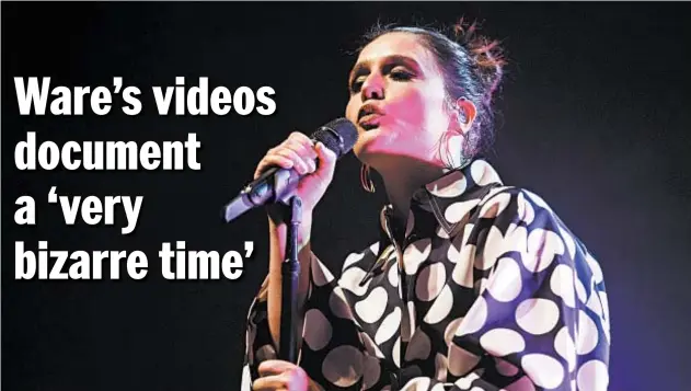  ?? ARMANDO L. SANCHEZ/CHICAGO TRIBUNE 2018 ?? Jessie Ware has released a series of intimate, dance-centered videos to accompany her new album.