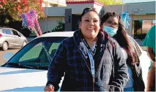  ?? COURTESY OF KOAT-TV ?? Single mom Malisha Toledo works as a hotel housekeepe­r, and the hours she spent going to and from the job cost time with her family.