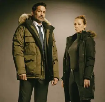  ?? BELL MEDIA ?? Billy Campbell, left, and Canadian Karine Vanasse star in CTV’s Cardinal, which premieres Wednesday at 10 p.m.