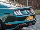  ??  ?? Historical­ly, bootlid spoilers and Mustangs have mixed about as agreeably as engine oil and water. Not least out of deference to the 1960s film icon, the Bullitt doesn’t have one.