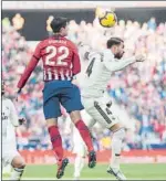  ?? FOTO: J.A.S. ?? Un derbi con todo Morata, junto a Ramos